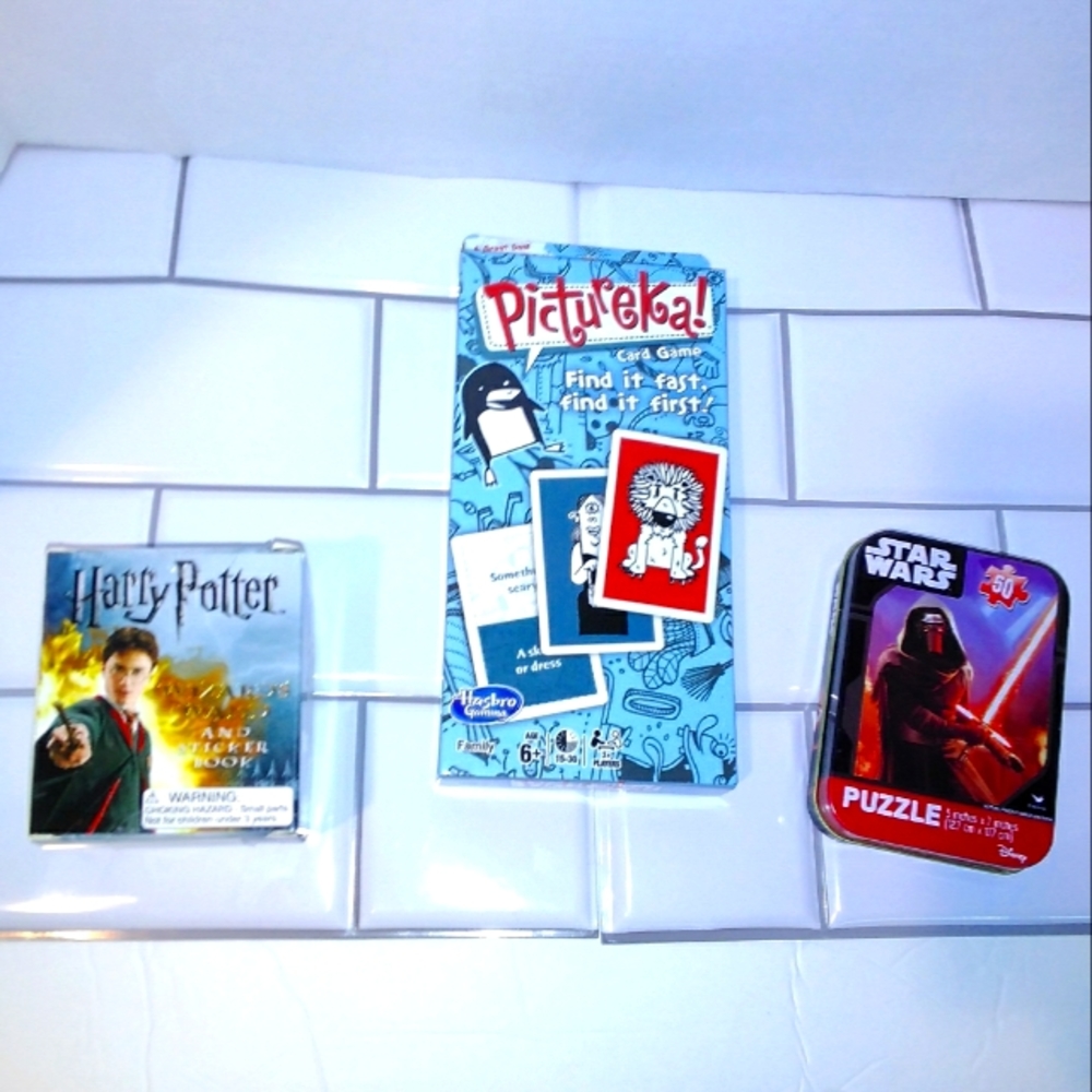 3 Piece Gift Pack Harry Potter Star Wars And Pictureka!